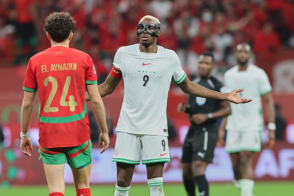 Nigeria vs Morocco Africa Cup of Nations semifinal soccer-Victor Osimhen