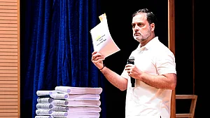IMAGO; Representative image : Gandhi shared on X a media report titled “opposition, voters cry foul over fading ink markers” and wrote: “Election commission gaslighting citizens is how trust has collapsed in our democracy. Vote Chori is an anti-national act.”