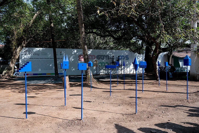 Political art installations India
Global South