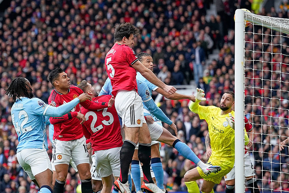 United Vs City Manchester Derby Premier League 2025-26-Harry Maguire