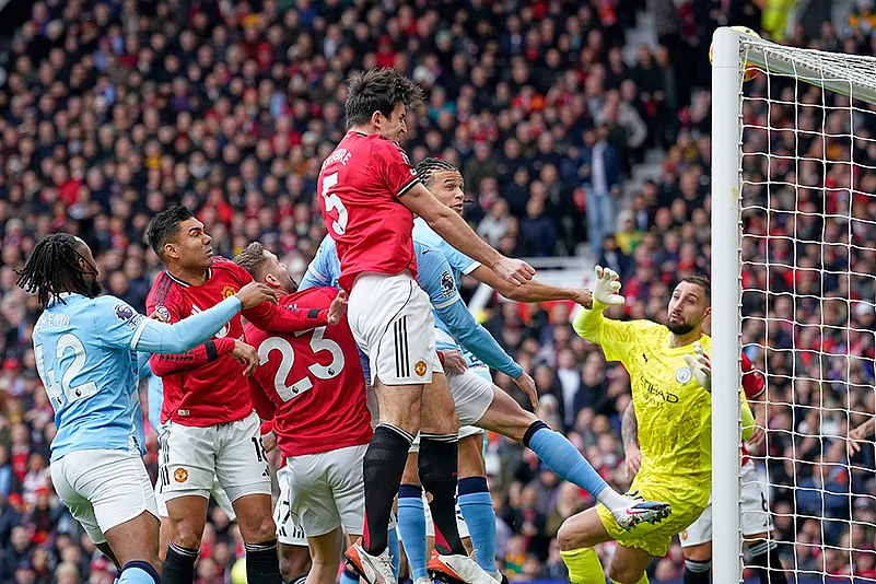 United Vs City Manchester Derby Premier League 2025-26-Harry Maguire