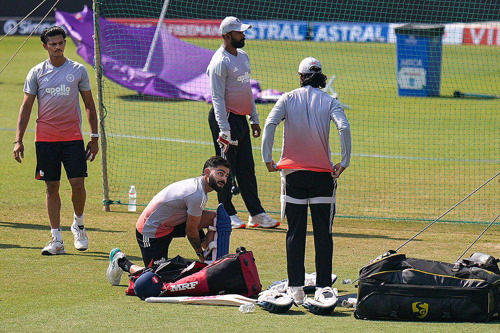 IND vs NZ 3rd ODI: India training
