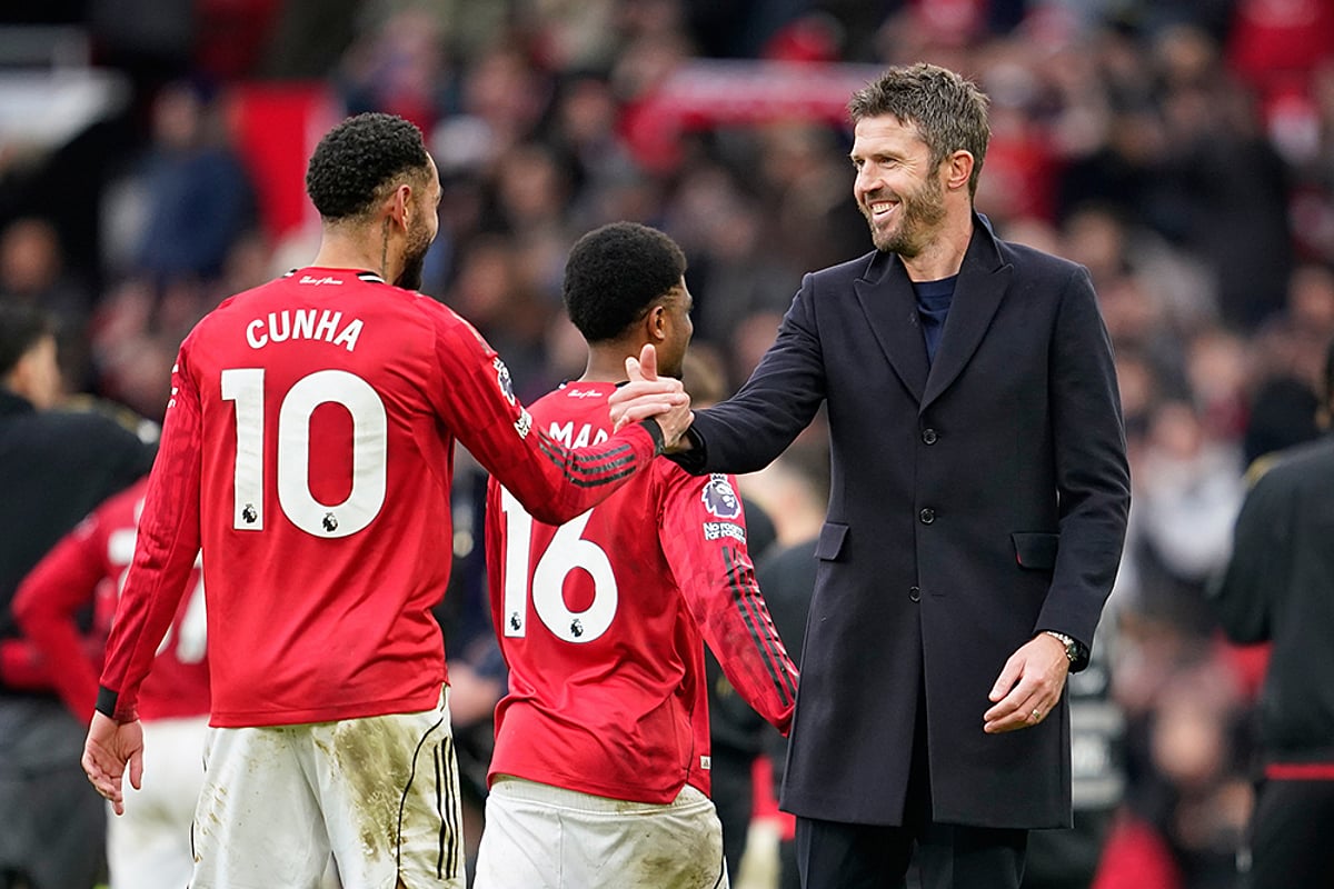 United Vs City Manchester Derby Premier League 2025-26-Michael Carrick