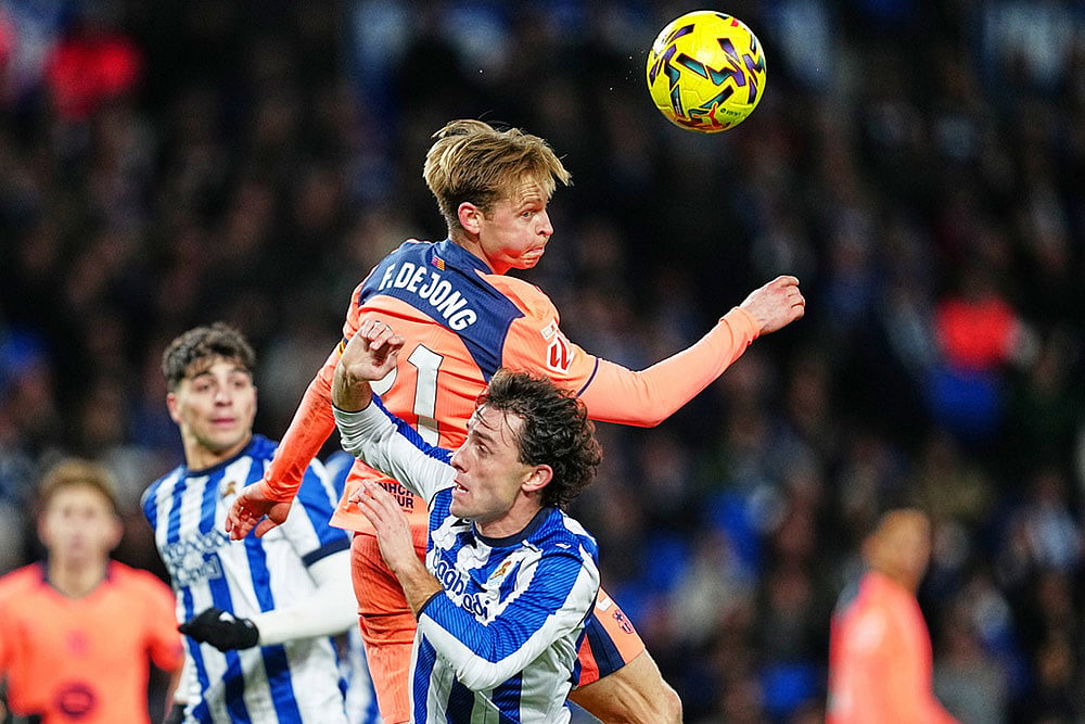 La Liga Soccer Match: FC Barcelona vs Real Sociedad