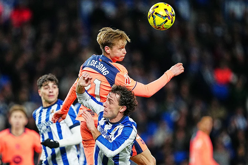 La Liga Soccer Match: FC Barcelona vs Real Sociedad