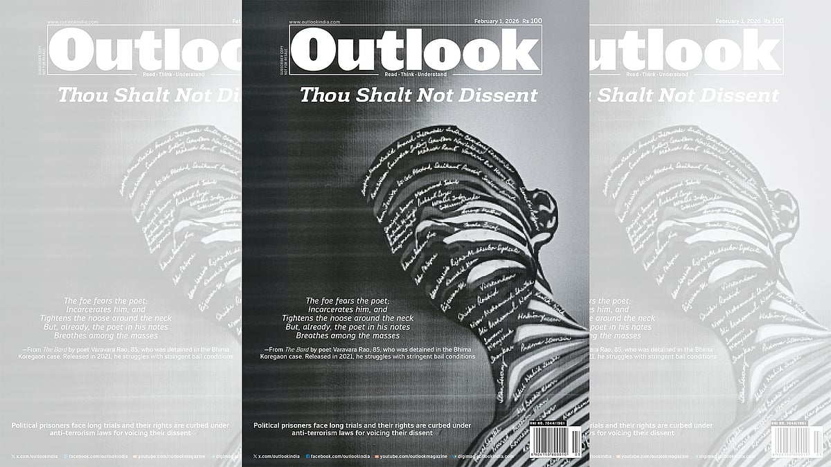 Cover of Outlook Feb 1 issue 'Thou Shalt Not Dissent'