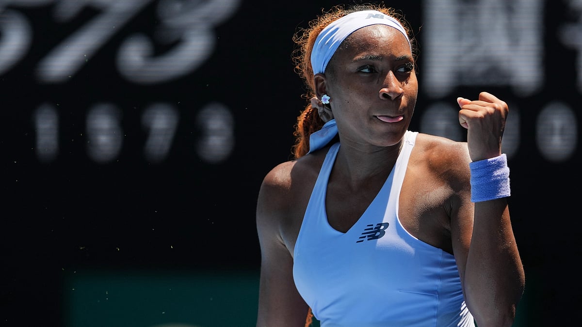 AP/Aaron Favila : Gauff faces left-handed Olga Danilovic in the second round.