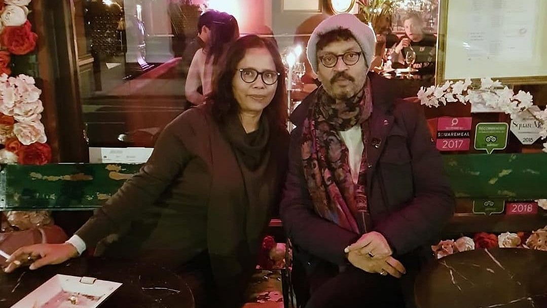 Instagram/Sutapa Sikdar : Sutapa Sikdar with Irrfan Khan