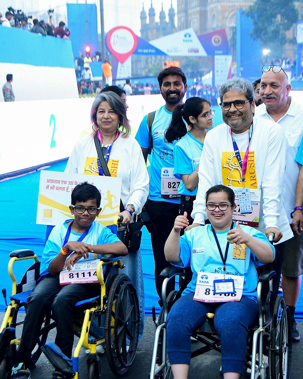 21st Tata Mumbai Marathon-Vishal Bhardwaj