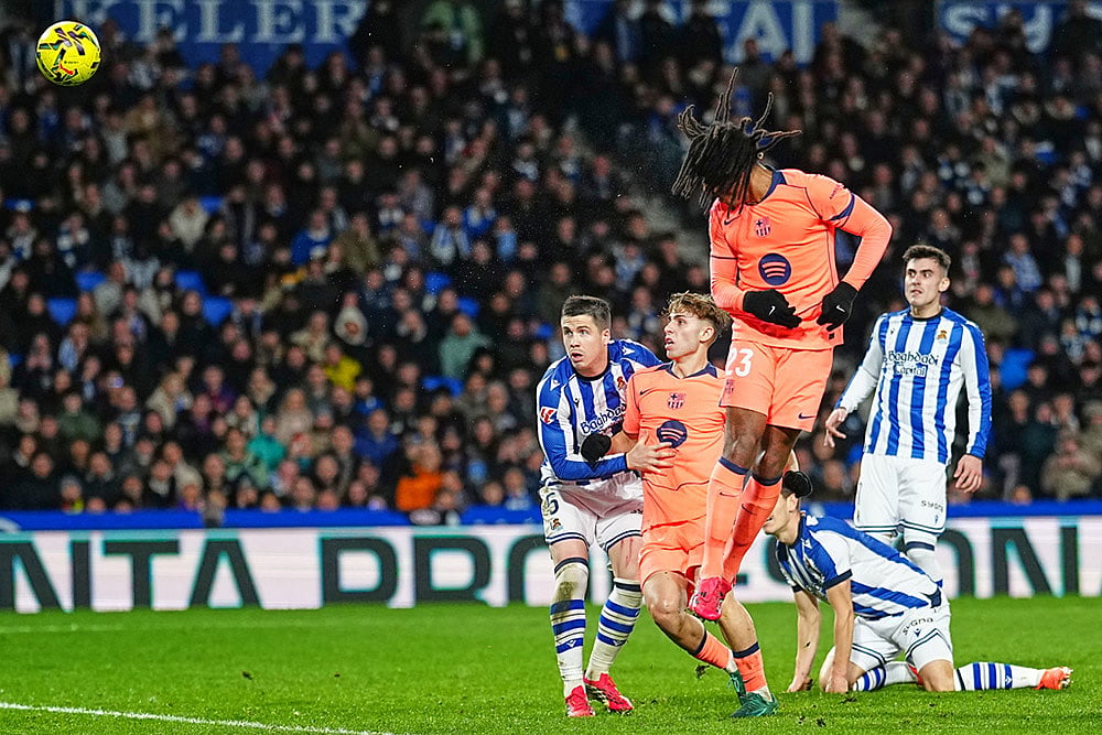 La Liga Soccer Match: Real Sociedad Vs FC Barcelona