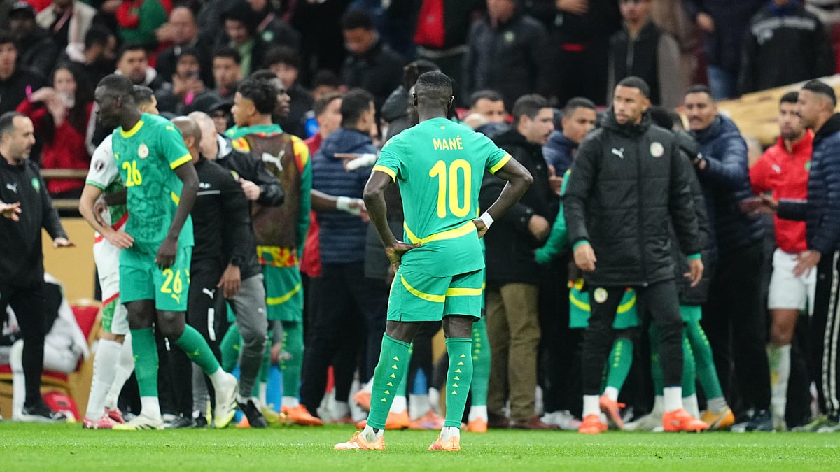 Senegal's Sadio Mane in action against Morocco in AFCON 2025 final.