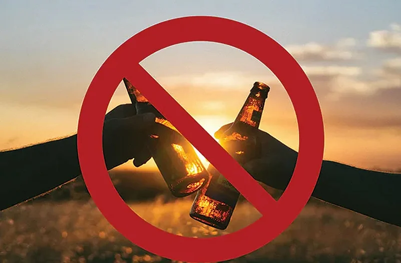 Alcohol ban infographic