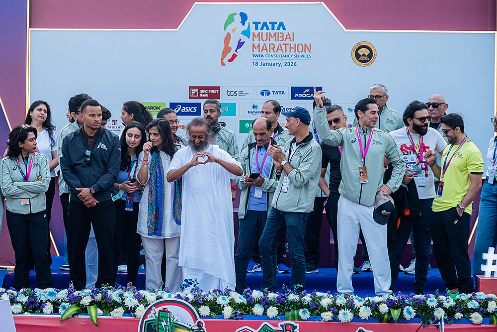 | Photo Credit: Procam : Shri Shri Ravi Shankar at the PD Stage with all other dignitaries at TMM 2026