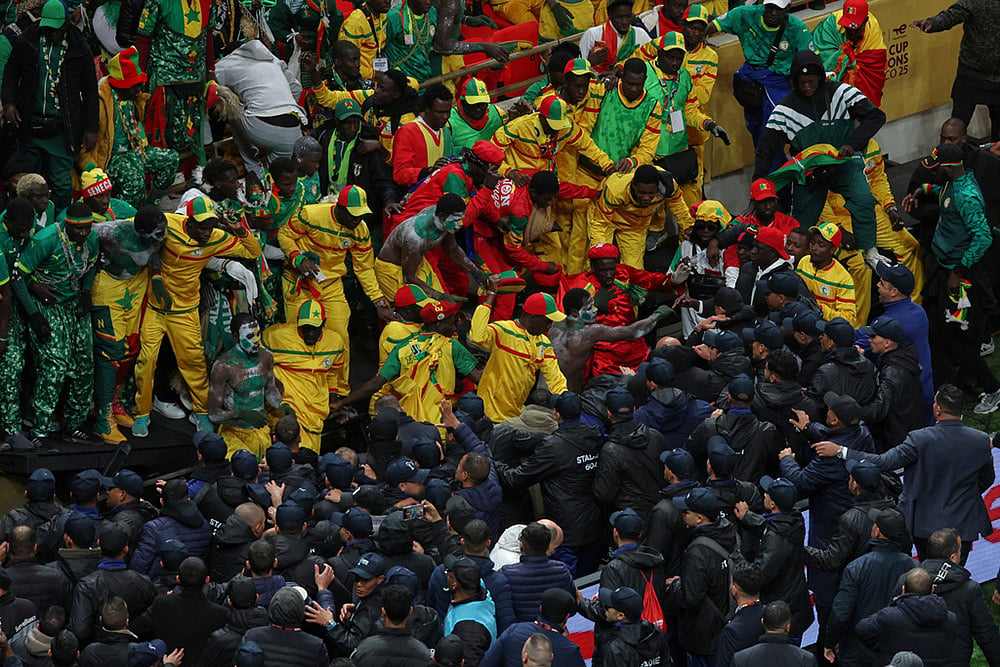 Morocco Africa Cup of Nations Soccer Final: Senegal vs Morocco