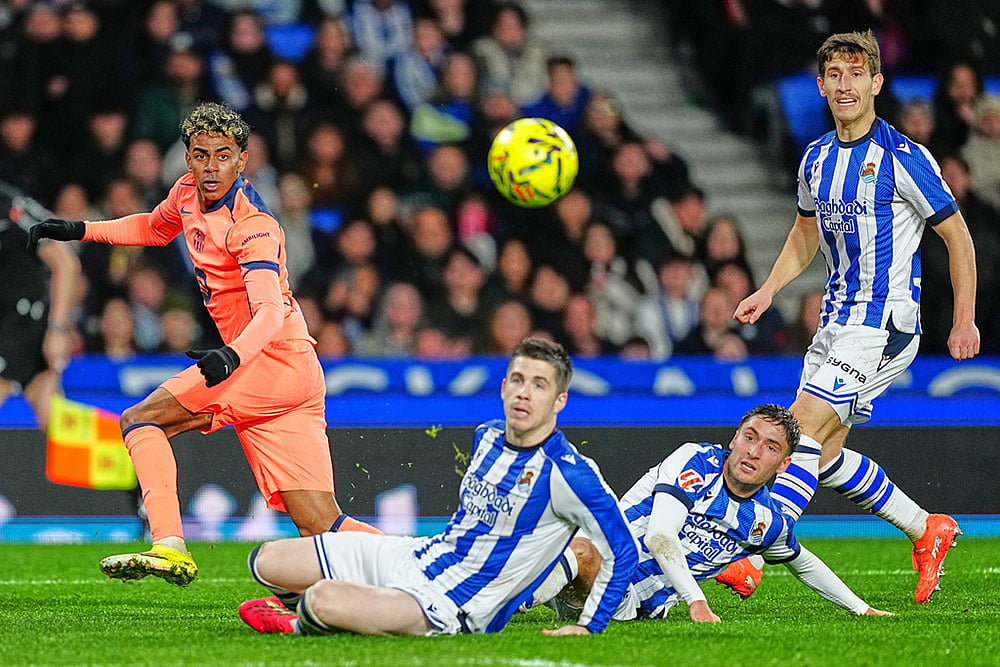Spain Soccer La Liga: Real Sociedad Vs FC Barcelona