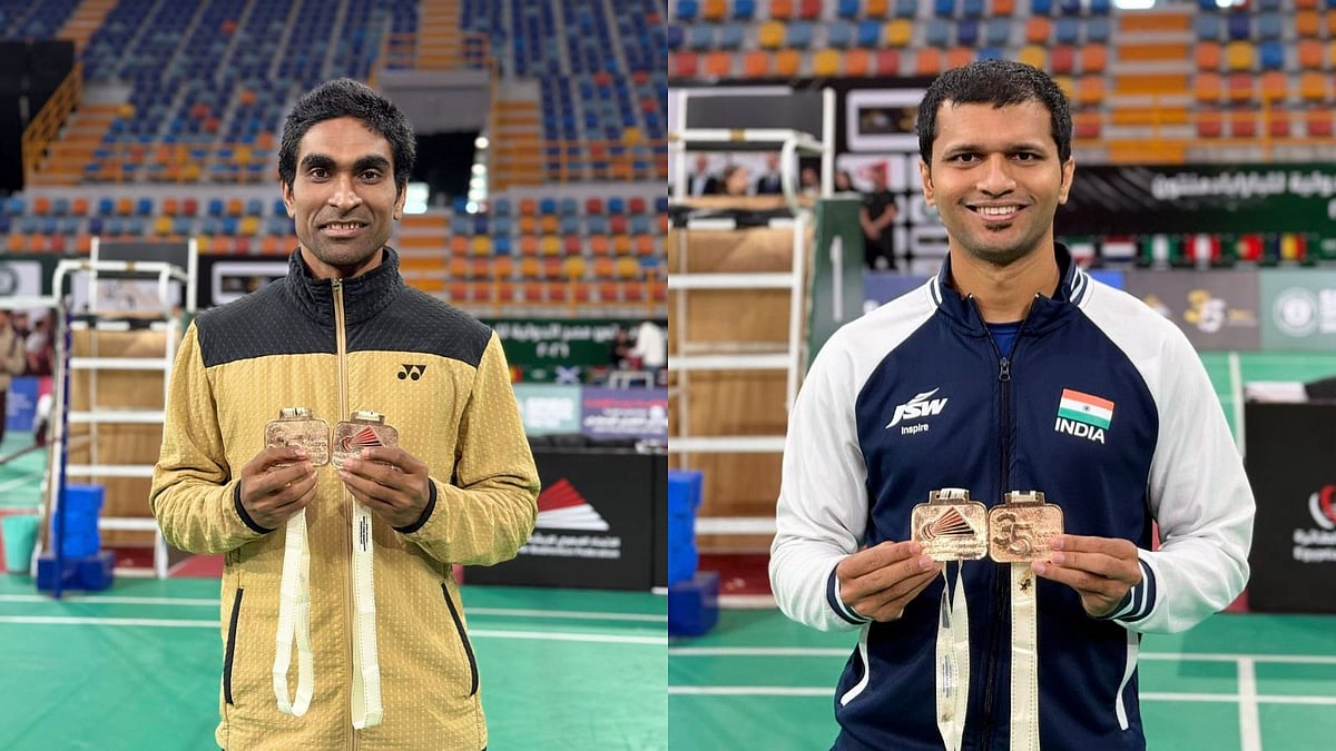 Special Arrangement : Pramod Bhagat, Sukant Kadam Dominate Egypt Para Badminton International With Two Gold Medals Each