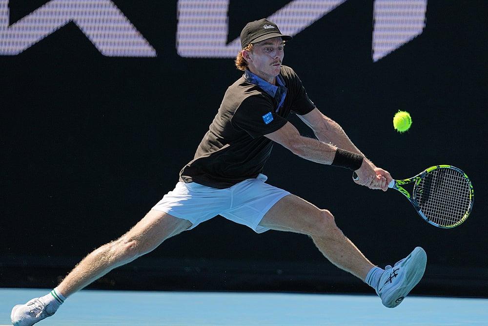 Gael Monfils Vs Dane Sweeny Australian Open tennis-6