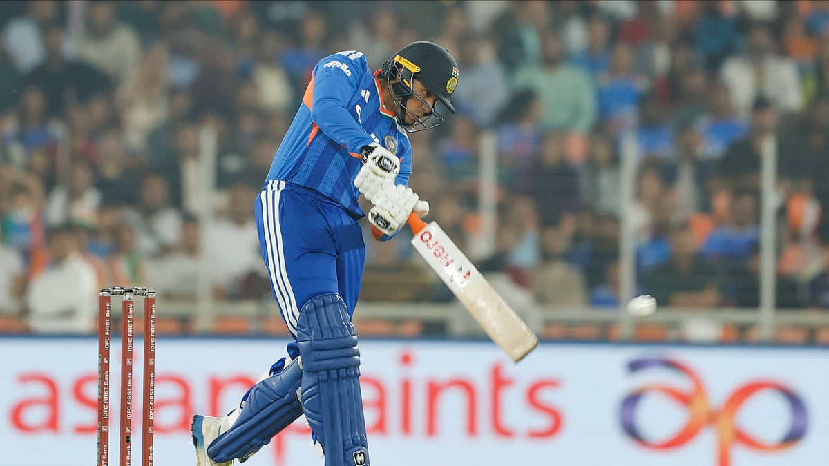 X/BCCI : Abhishek Sharma in action for Team India in T20Is.