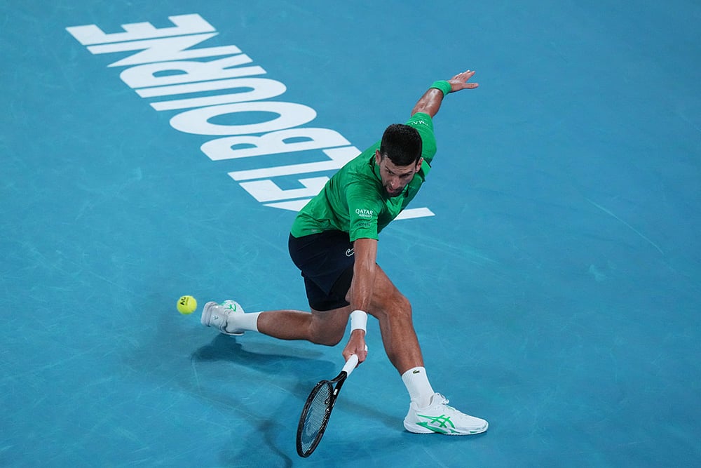 Novak Djokovic vs Pedro Martinez Australian open Tennis-4