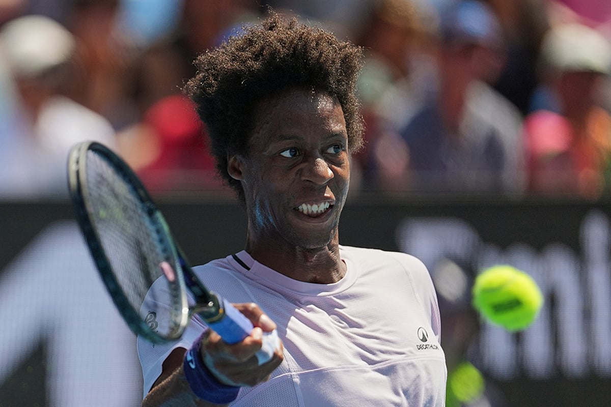Gael Monfils Vs Dane Sweeny Australian Open tennis-1
