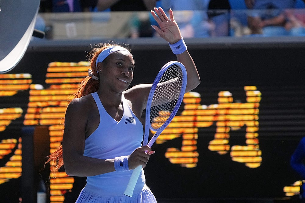 Coco Gauff Vs Olga Danilovic Australian Open Tennis-3