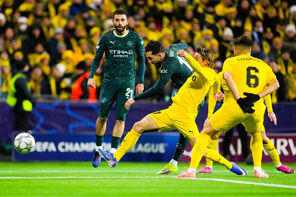 bodo/glimt vs manchester city uefa Champions League soccer-Rayan Cherki