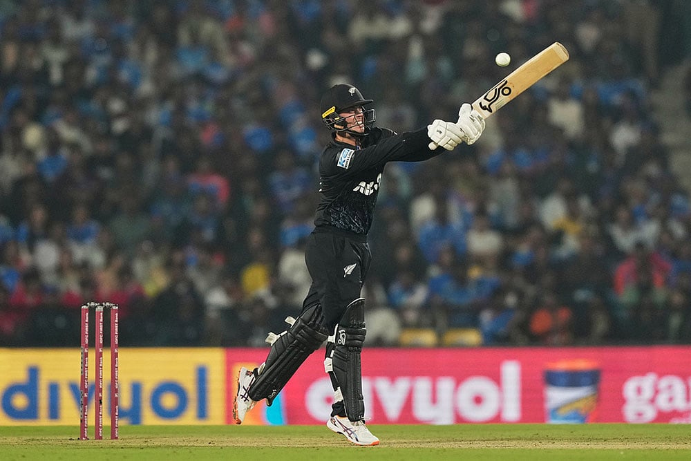 New Zealand India T20 Cricket Mark Chapman