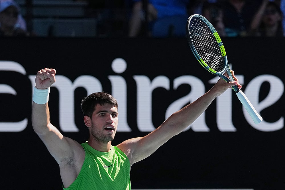 Carlos Alcaraz vs Yannick Hanfmann Australian Open Tennis-4