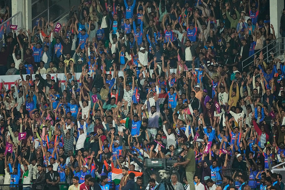 India and New Zealand 1st T20I Cricket Match-Indian fans