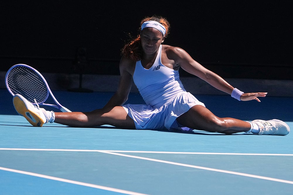Coco Gauff Vs Olga Danilovic Australian Open Tennis-5