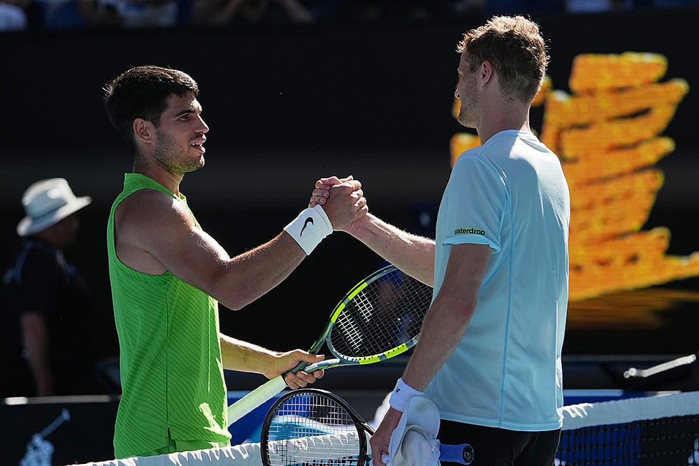 Carlos Alcaraz vs Yannick Hanfmann Australian Open Tennis-3