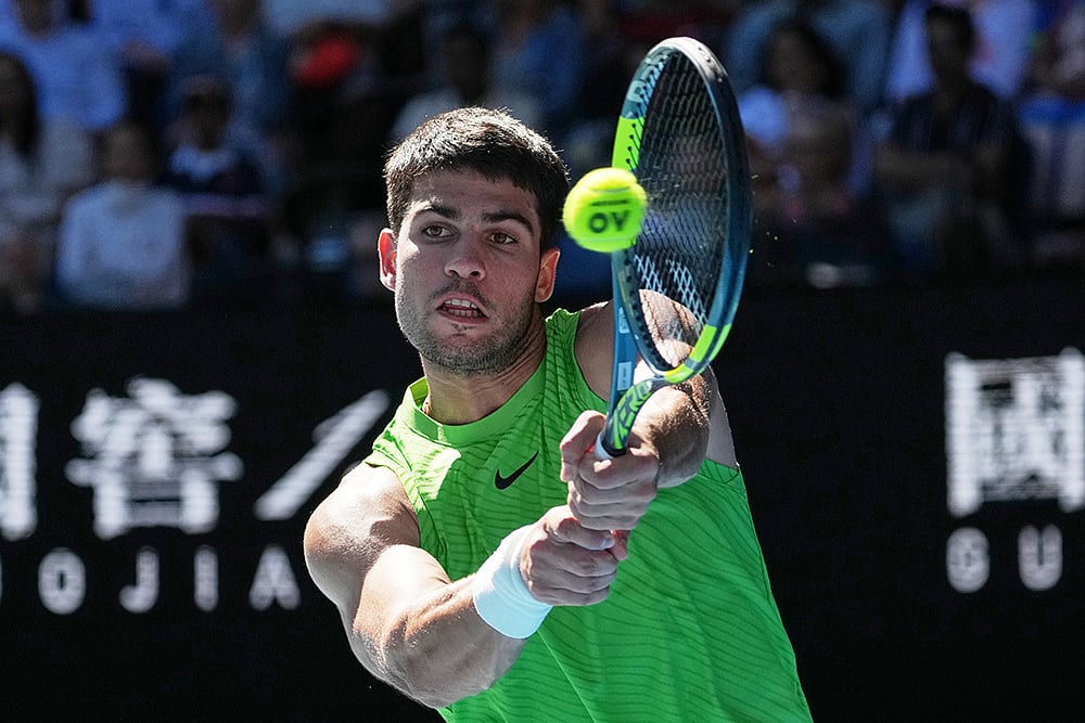 Carlos Alcaraz vs Yannick Hanfmann Australian Open Tennis-6