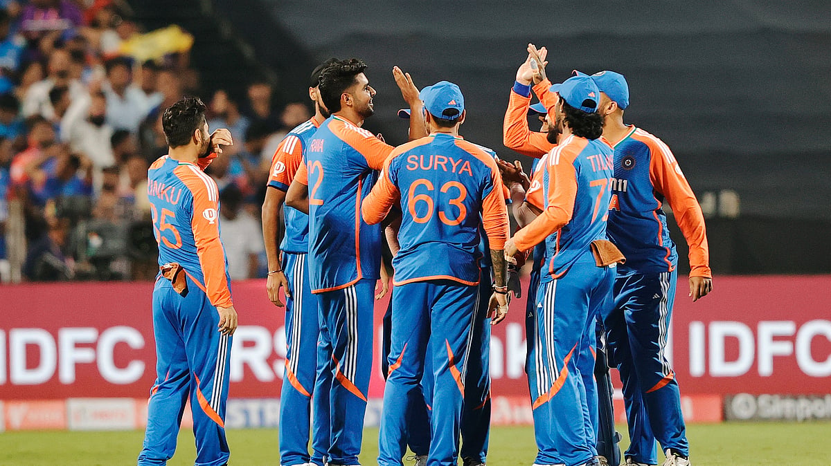 @BCCI/X : Team India Cricketers Celebrating