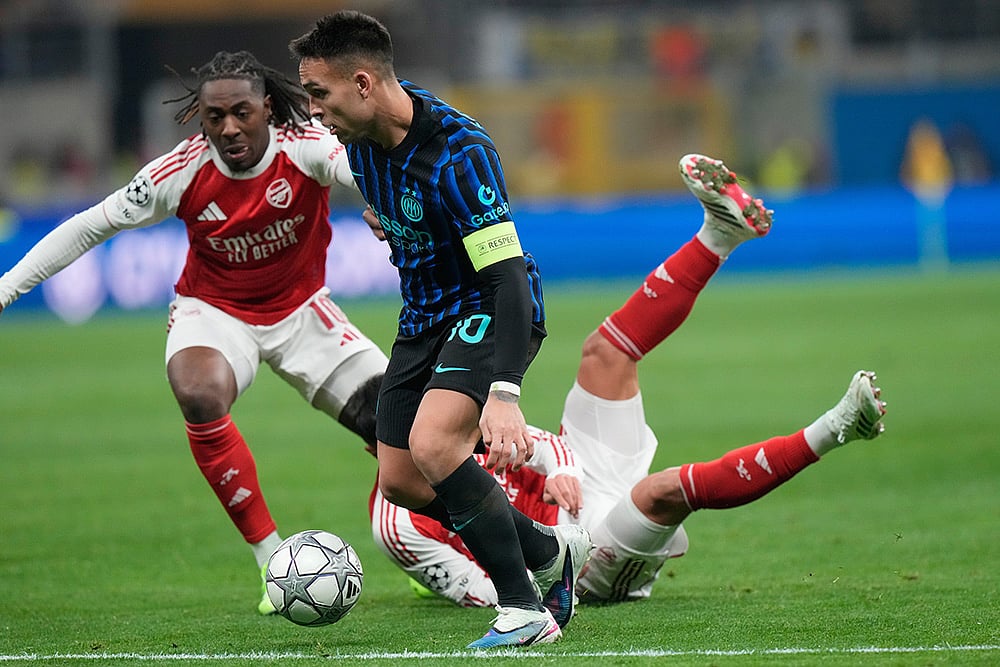 Inter Milan vs Arsenal uefa Champions League soccer-Lautaro Martinez