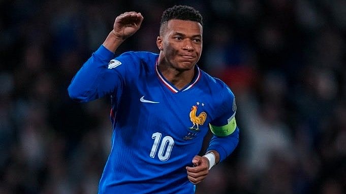 | Photo: X/FrenchTeam : File photo of France forward Kylian Mbappe.