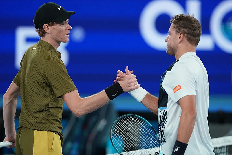 Jannik Sinner vs James Duckworth Australian Open tennis-3