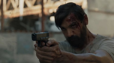 A still of John Abraham from Tehran 