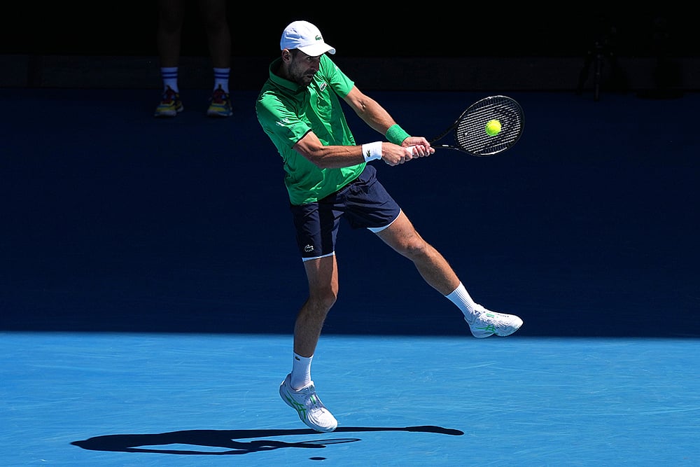 Novak Djokovic vs Francesco Maestrelli Australian open tennis-3