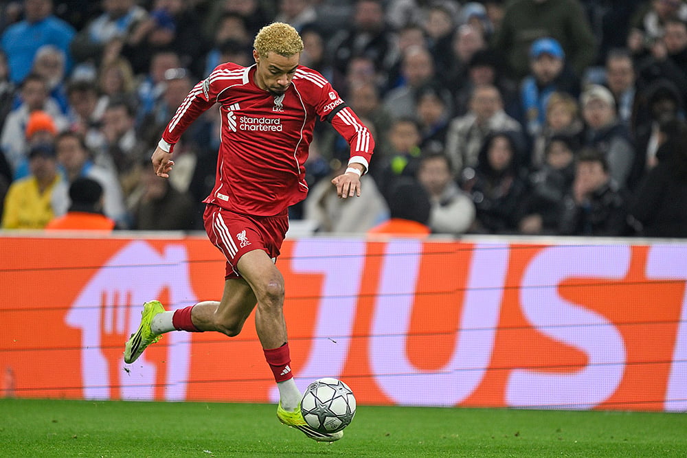Marseille vs Liverpool uefa Champions League soccer-Hugo Ekitike