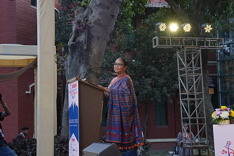 Banu Mushtaq at the Exide Kolkata Literary Meet opening day