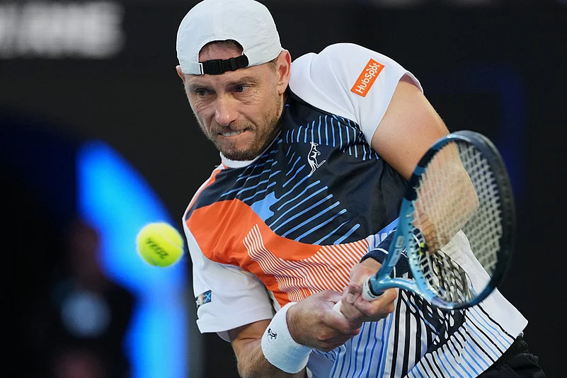 Jannik Sinner vs James Duckworth Australian Open tennis-6