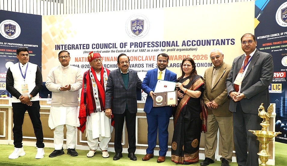 The honour was bestowed upon Shri Bharati
