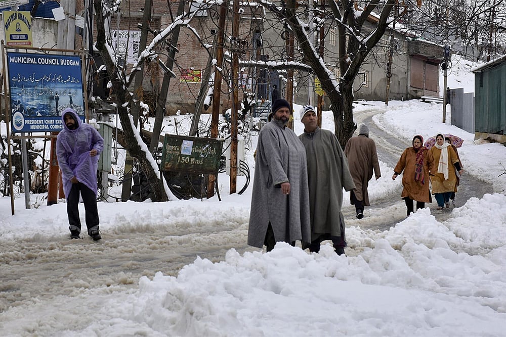Snowfall in Jammu & Kashmir