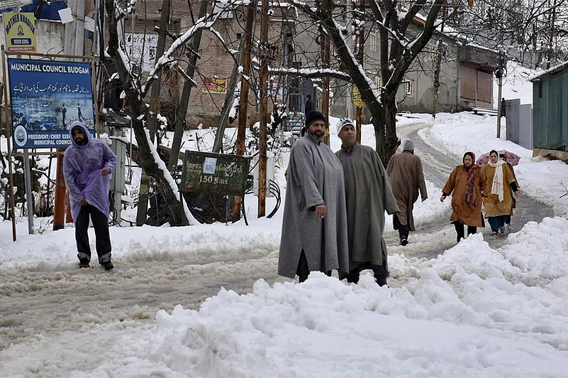 Snowfall in Jammu & Kashmir