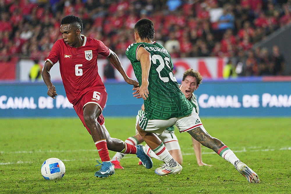 Panama vs Mexico international friendly soccer match-Hector Hurtado