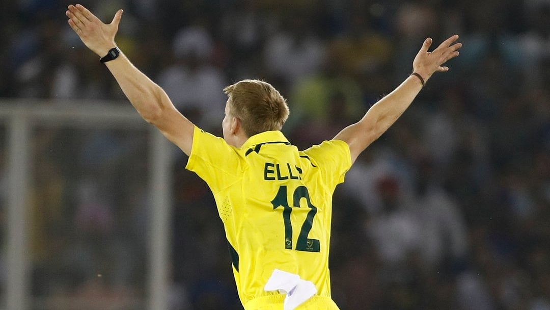 | Photo: X/CricketAus : File photo of Australia bowler Nathan Ellis.