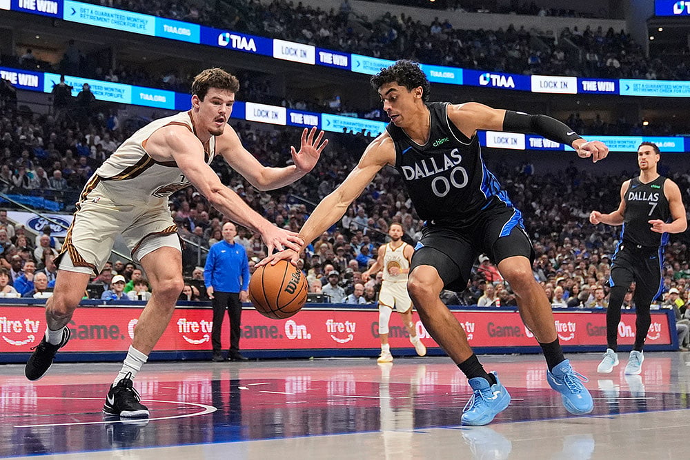 Warriors vs Mavericks Basketball-Quinten Post