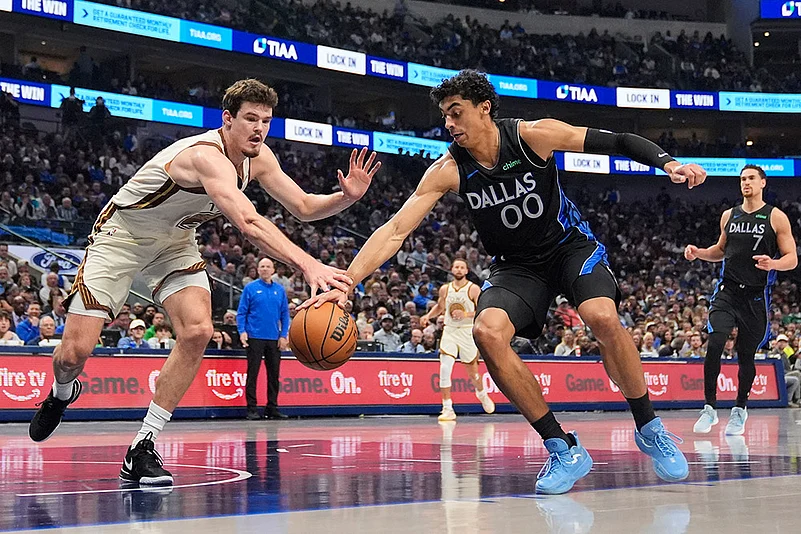 Warriors vs Mavericks Basketball-Quinten Post