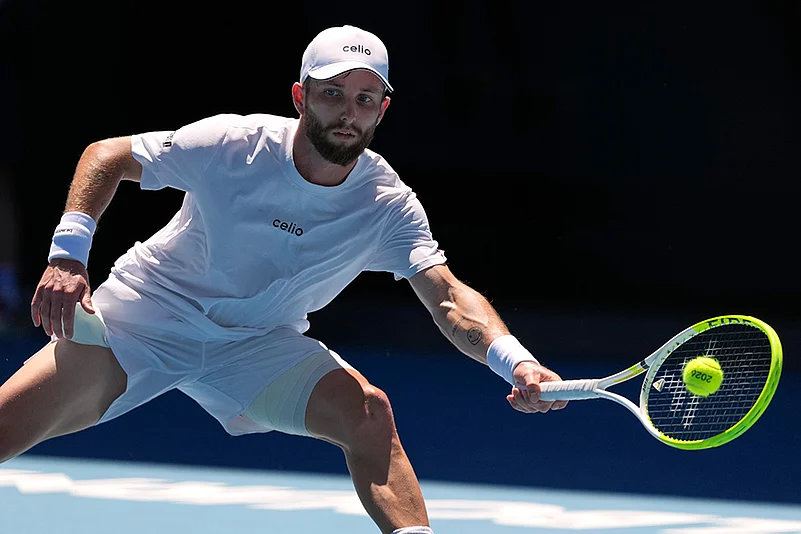Carlos Alcaraz vs Corentin Moutet Australian open tennis-7