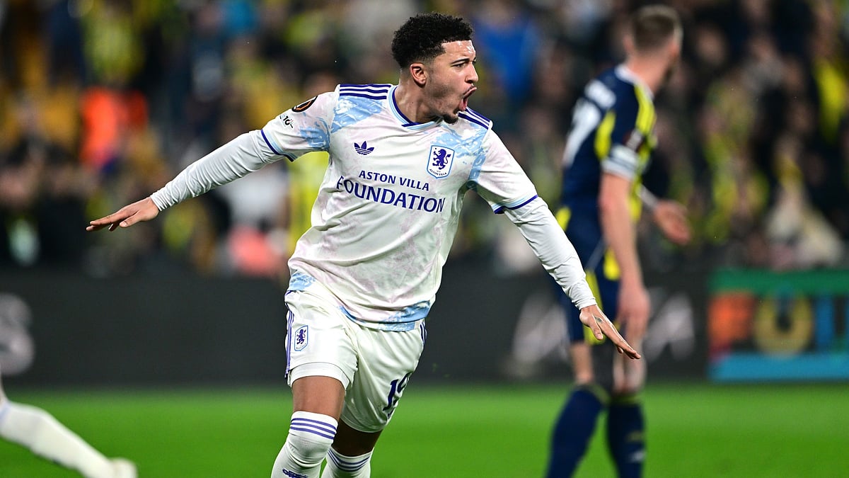 Aston Villa attacker Jadon Sancho.
